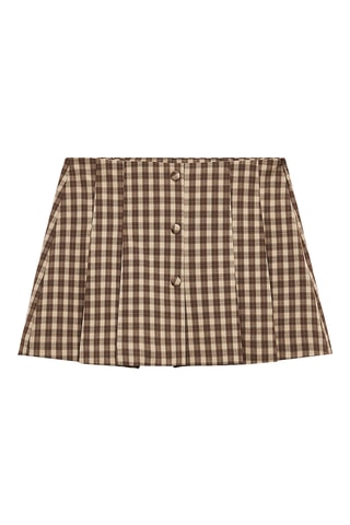 Jupe-short - Marron