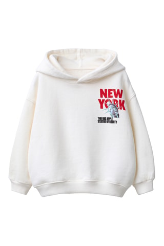 Sweat à capuche - Blanc