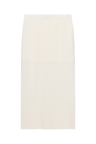 Jupe droite - Beige