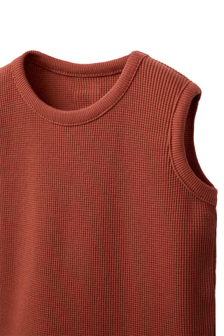 Débardeur et short - Rouge brique