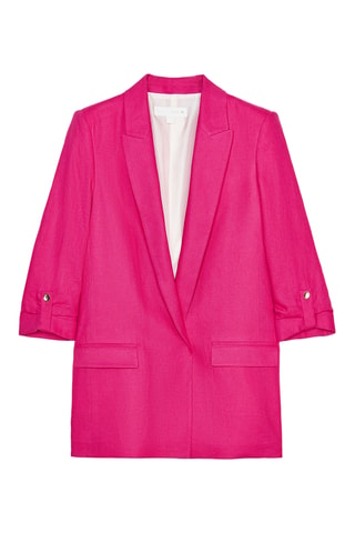 Veste en lin - Fuchsia