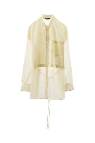 Chemisier oversize - Jaune
