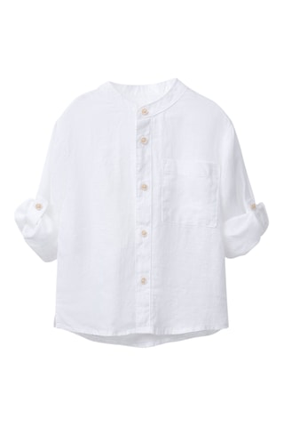 Chemise en lin - Blanc