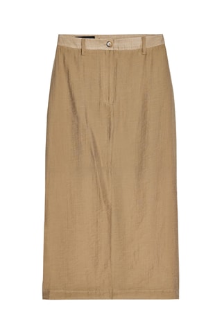 Jupe midi - Beige