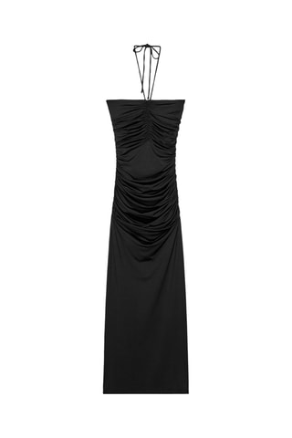 Robe drapée - Noir