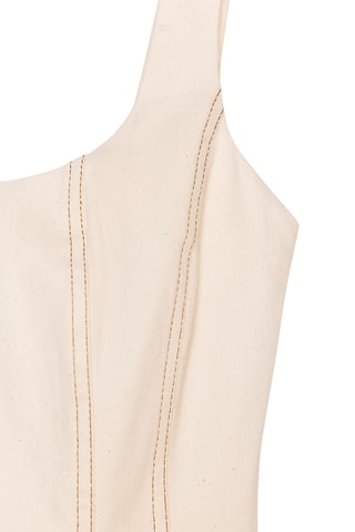Robe midi - Beige