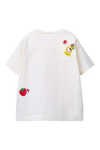 T-shirt Hello Kitty Sanrio - Blanc