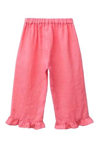 Pantalon en lin - Rose