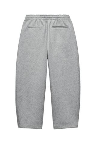 Pantalon barrel - Gris clair chiné