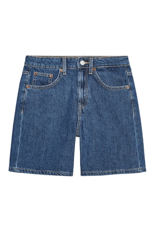 Bermuda regular en jean - Bleu foncé