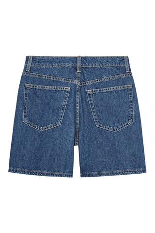 Bermuda regular en jean - Bleu foncé