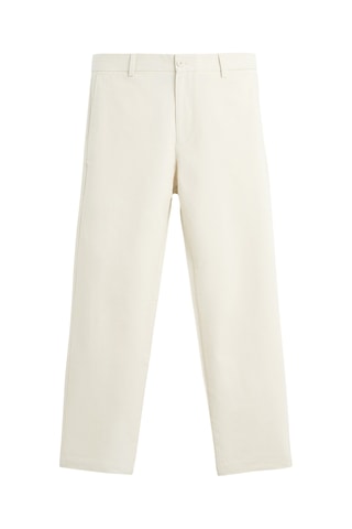 Chino en coton biologique - Ecru