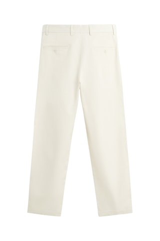 Chino en coton biologique - Ecru