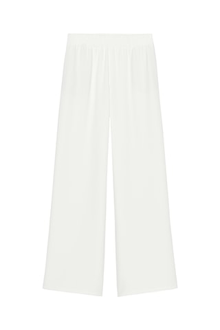 Pantalon wide legs - Blanc