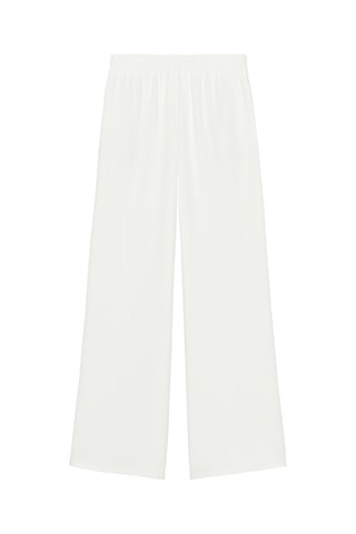 Pantalon wide legs - Blanc