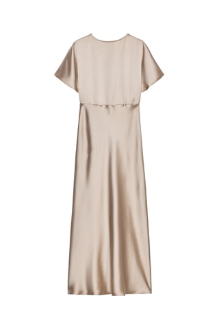 Robe midi - Beige