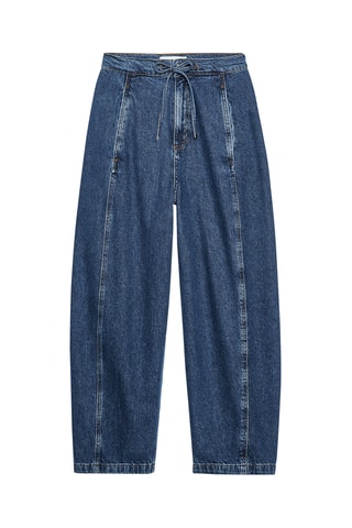 Jean taille haute - Bleu