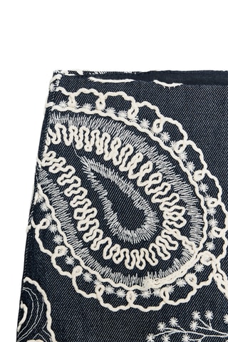 Jupe-short en jean - Bleu marine