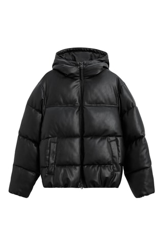 Doudoune à capuche - Noir