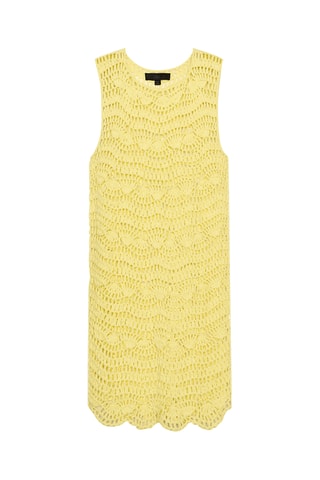 Vestido direito - Amarelo