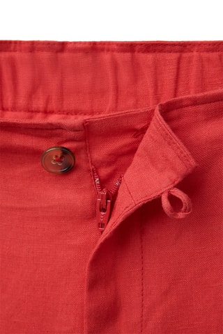 Pantalon en lin - Rouge