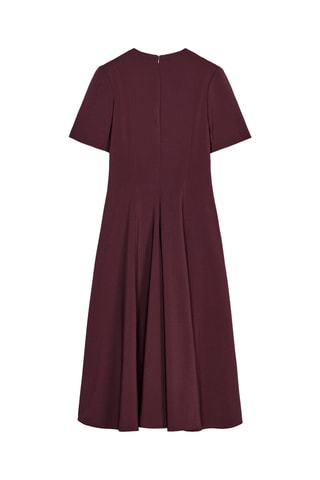Robe midi - Marron