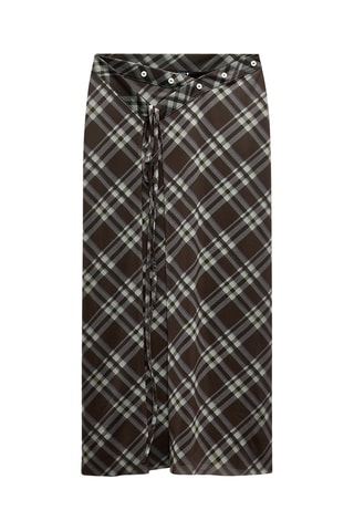 Jupe portefeuille - Marron