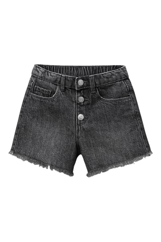 Short en jean - Noir