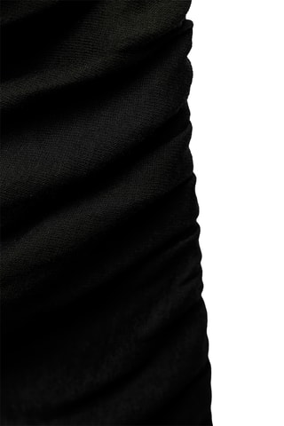 Top drapé - Noir