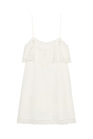 Robe droite - Ecru