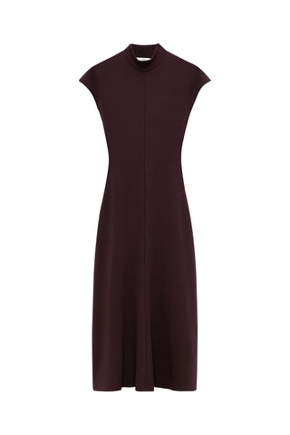 Robe droite - Marron foncé