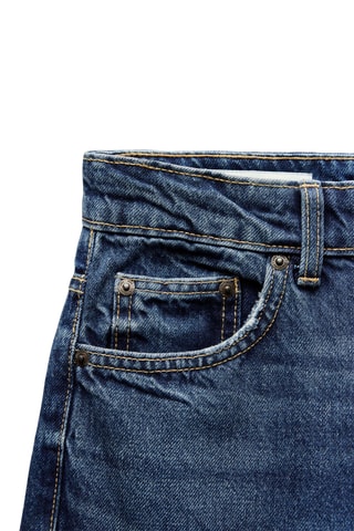 Jean mom - Bleu marine