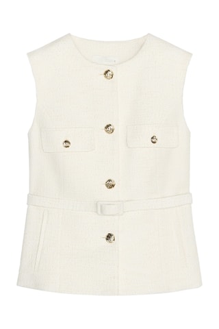Gilet sans manches - Blanc