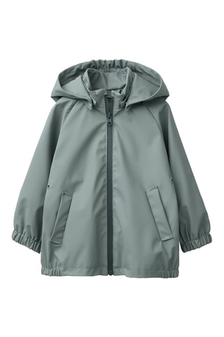 Imperméable à capuche - Vert d’eau