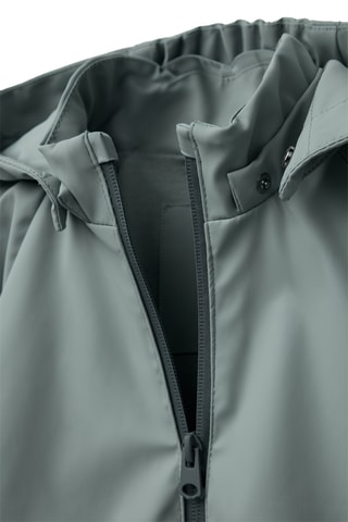 Imperméable à capuche - Vert d’eau