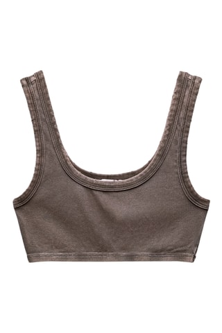 Crop top - Marron