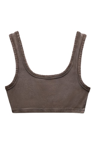 Crop top - Marron