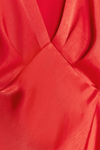 Robe midi - Rouge