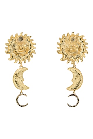 Boucles d’oreilles pendantes - Doré