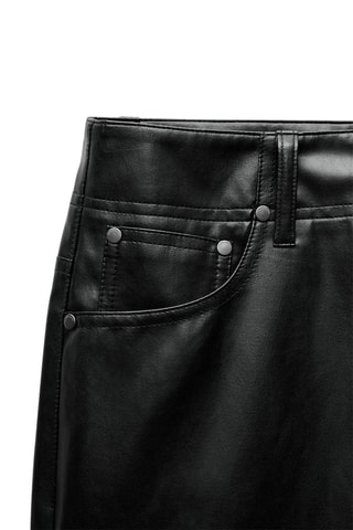 Pantalon straight - Noir