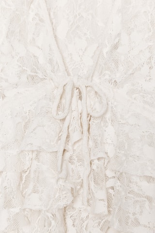Chemisier en dentelle - Blanc