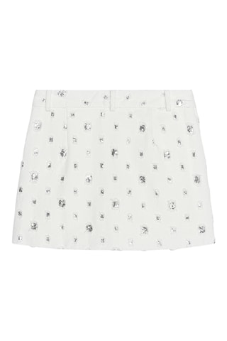 Jupe droite - Blanc
