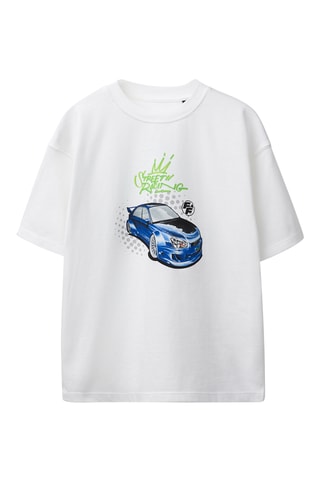 T-shirt Fast and Furious - Blanc