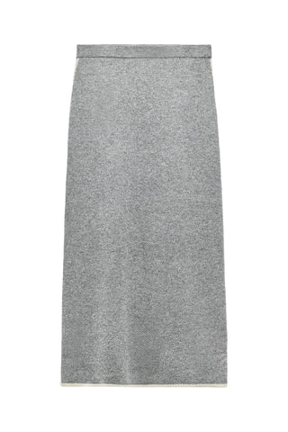 Jupe midi - Gris