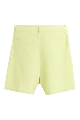 Bermuda en lin - Jaune