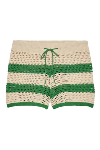 Short - Vert et beige