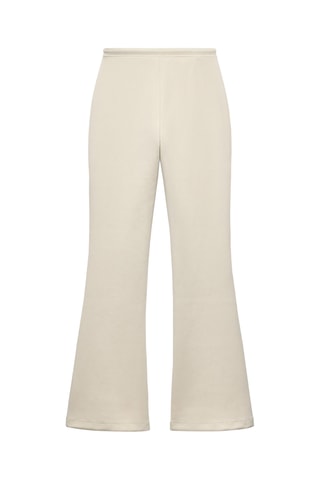 Pantalon flare - Beige clair