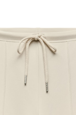 Pantalon flare - Beige clair