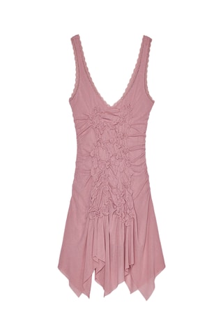 Robe trapèze - Vieux rose
