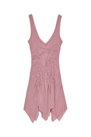 Robe trapèze - Vieux rose